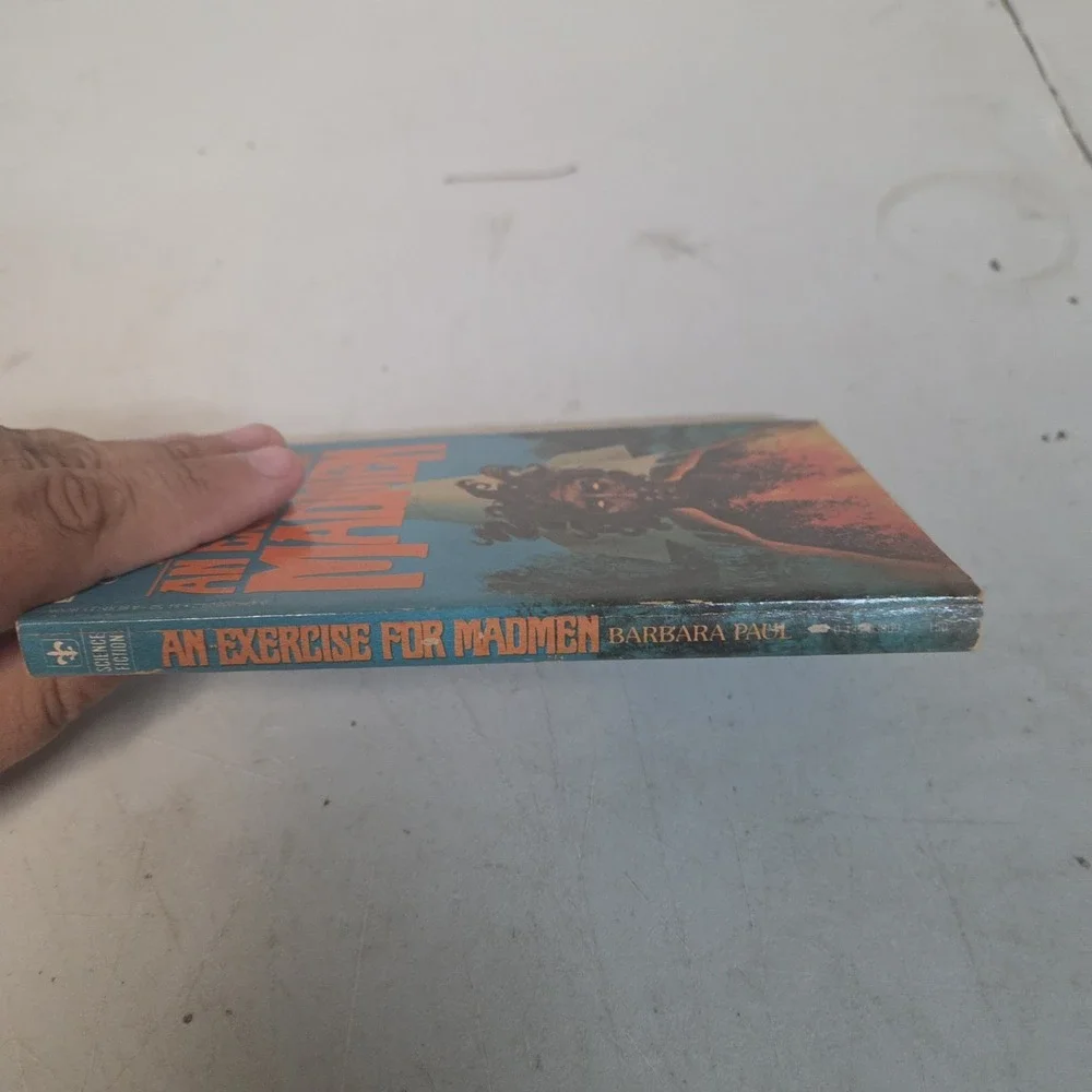 An Exercise For Madmen Barbara Paul 1978 Vintage Sci-Fi Paperback Book First Ed